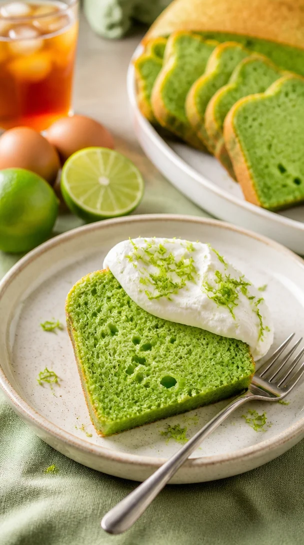 Einfache Key Lime Torte mit frischer Limette und Sahne