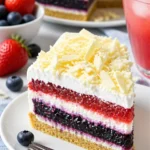 Einfache No-Bake Beeren-Käsekuchen-Dessert mit frischen Beeren und cremigem Käse
