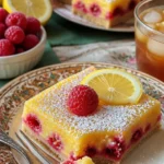 Himbeer-Zitronenriegel als erfrischender Snack mit fruchtigem Geschmack.