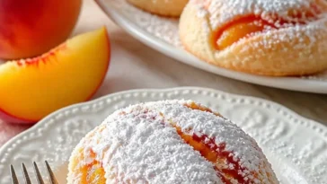 Italienische Pfirsich-Sommerkekse mit fruchtigem Geschmack und sommerlicher Süße