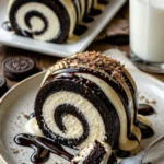 Käsekuchen-Sushi-Rollen gefüllt mit cremiger Käsekuchensahne