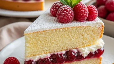 Klassischer britischer Kuchen mit frischen Zutaten und traditionellem Rezept