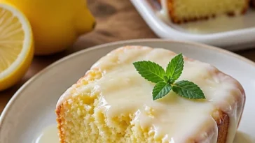 Ein köstlicher Loman-Kuchen auf einem eleganten Dessertteller