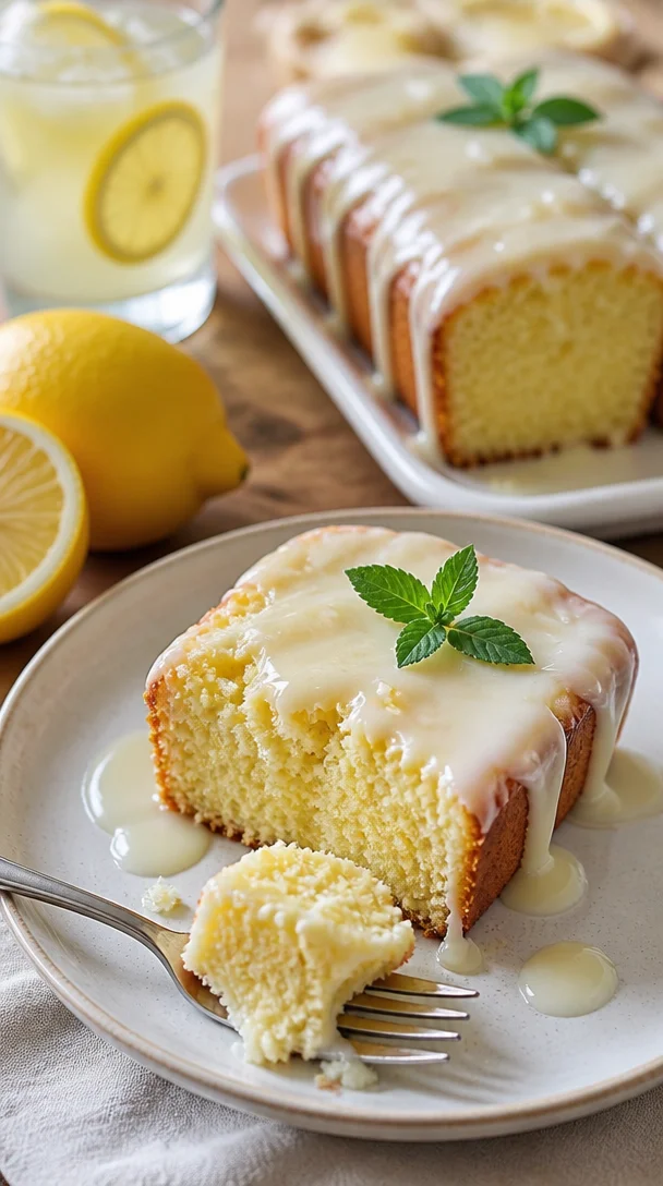 Ein köstlicher Loman-Kuchen auf einem eleganten Dessertteller