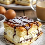 Mille-Feuille: Köstliches schichtweise Blattgebäck mit Cremefüllung