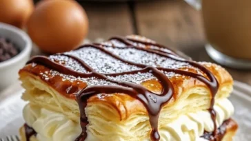 Mille-Feuille: Köstliches schichtweise Blattgebäck mit Cremefüllung
