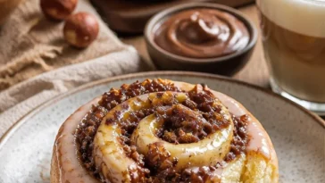 Delikate Hazelnuss-Schokoladen-Pillowy Rolls für ein perfektes Frühstück