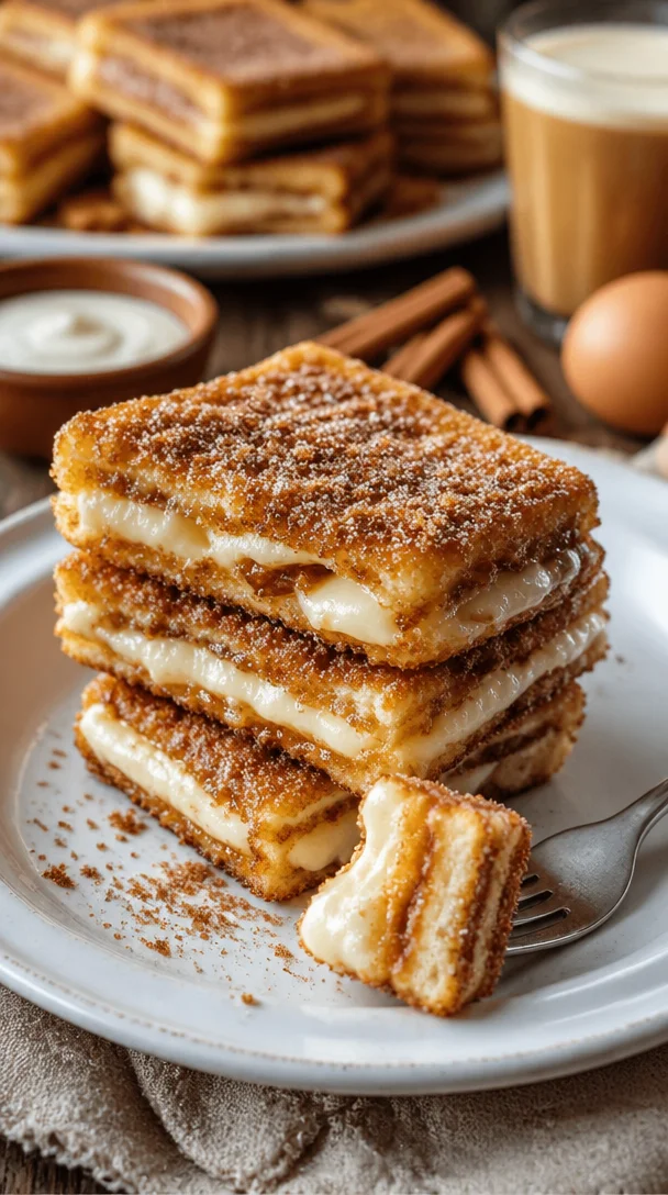Verwöhnende Churro-Käsekuchen-Riegel mit leckeren Zutaten und kreativem Rezept
