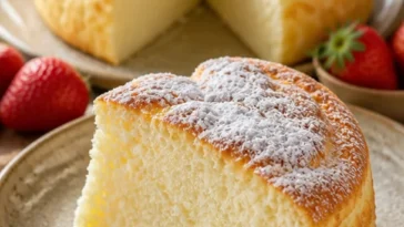 Wolkenkuchen ohne Mehl, leichtes und fluffiges Rezept