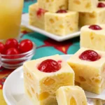 Ananas-Unten-Fudge Dessert mit fruchtiger Ananas und reichhaltiger Schokolade