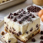 Delizioso Cannoli-Käsekuchenriegel auf einem Teller serviert.