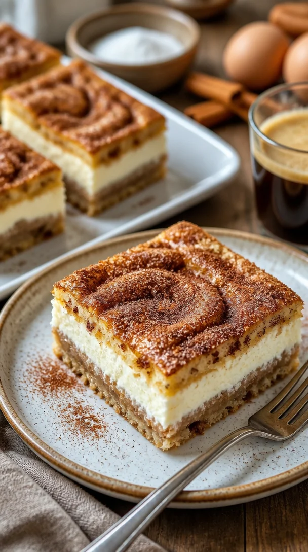 Churro Käsekuchen Riegel – leckere Kombination aus Käsekuchen und Churros