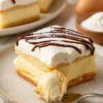 Creme Puff Kuchen: Ein köstliches Dessert-Rezept mit zarter Cremefüllung.