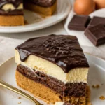 Delicious Donauwelle cake prepared in a springform pan