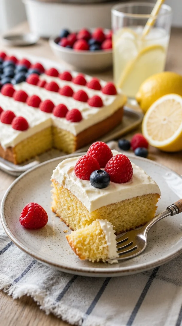 Bunt gestalteter Flaggenkuchen für Feiern und Anlässe
