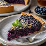 Großmuttis Heidelbeerkuchen mit frischen Heidelbeeren und luftiger Konsistenz