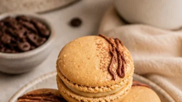 Leckere Kaffee-Macarons mit aromatischem Kaffeegeschmack und zartem Teig