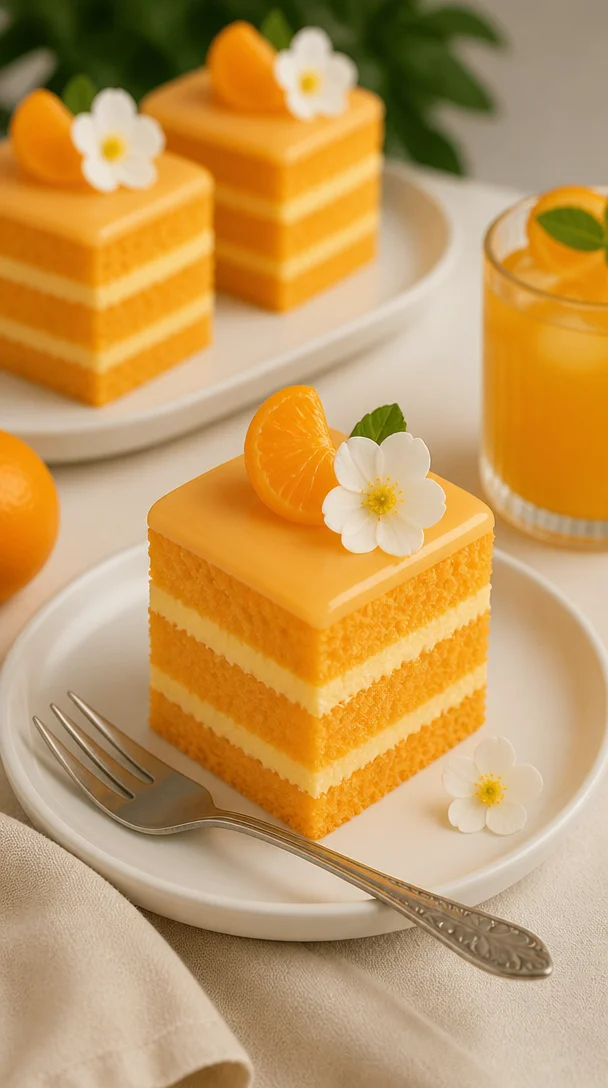 Mini Karottenkuchen auf einem weißen Teller mit einer Glasur