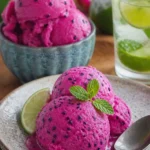 Drachenfruchtsorbet - erfrischendes Rezept mit gesunder Drachenfrucht