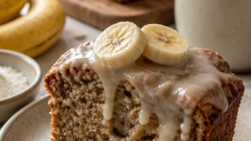 Sauerrahm-Bananenbrot, ein leckeres und gesundes Rezept mit Bananen