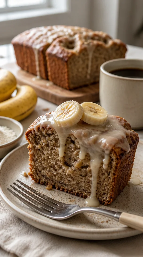 Sauerrahm-Bananenbrot, ein leckeres und gesundes Rezept mit Bananen