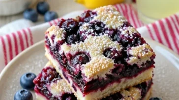 Schneller Beeren-Schoko-Kuchen mit frischen Beeren und Schokoladenglasur