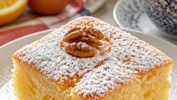 Spontaner Kuchen für den Nachmittagskaffee mit frischen Zutaten