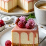 Verführerischer Millionärs-Käsekuchen mit Schokoladentraum, serviert auf einem Teller