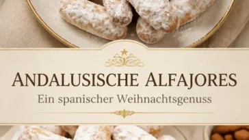 Authentische andalusische Alfajores auf einem Teller