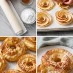 Köstliche Apfelringe im Blätterteig aus der Heißluftfritteuse
