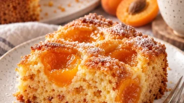 Aprikosen Torte ohne Backen, schnell und sparsam zubereitet