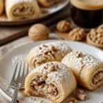 Leckere Nussrollen nach dem besten Nussrollen-Rezept zubereitet
