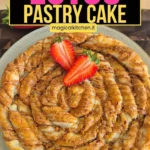 Biscoff Blätterteigkuchen mit karamellisiertem Blätterteig und Biscoff-Creme