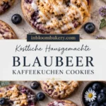 Leckere Blaubeer-Kaffeekuchen-Plätzchen von In Bloom Bäckerei