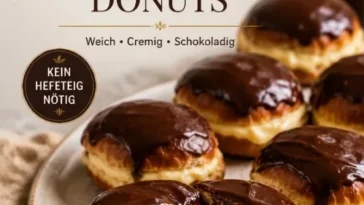 Boston Cream Donuts in Form von Hawaiian Rolls