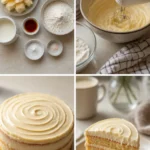 Delikate Buttercreme Torte mit reichhaltiger Creme und feinem Biskuit.