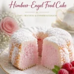Frischer Himbeere-Engelskuchen als sommerliches Dessert