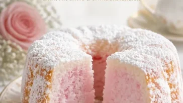 Frischer Himbeere-Engelskuchen als sommerliches Dessert