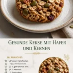 Gesunde Keksrezepte mit Hafer und Samen für eine schmackhafte und nahrhafte Snack-Option
