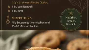 Gesunde Desserts und zuckerfreie Süßigkeiten in einer ansprechenden Präsentation.