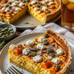 Kürbis-Quiche mit Feta, ein herbstliches Rezept