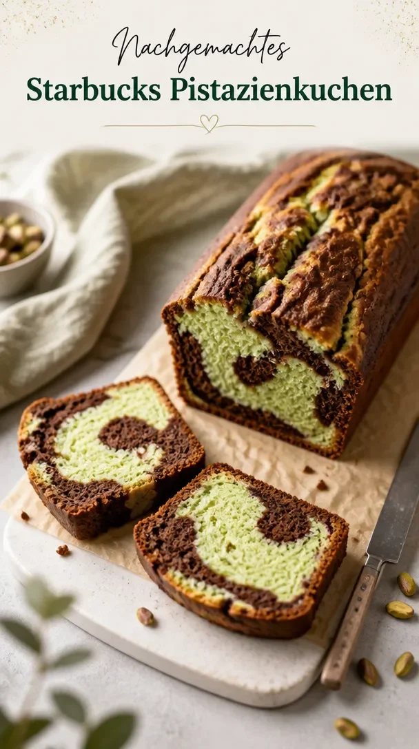 Schokoladenmarmoriertes Pistazienbrot nach Starbucks-Rezept