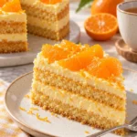 Ein leckerer Mandarinen Kuchen ohne Backen, perfekt für volle Geschmackserlebnisse.