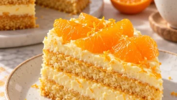 Ein leckerer Mandarinen Kuchen ohne Backen, perfekt für volle Geschmackserlebnisse.