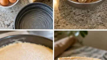 Leckere Mousse-Torte mit schokoladiger Mousse und fruchtigem Topping