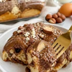 Leckere Nutella-Schneckenrolle frisch aus dem Ofen