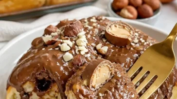 Leckere Nutella-Schneckenrolle frisch aus dem Ofen