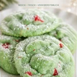 Pistazien-Kirsch-Schmelzbonbons in einer ansprechenden Präsentation