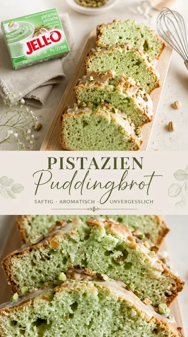 Leckeres Pistazienpuddingbrot von Lynn Mumbing Mejia, perfekt zum Genießen.