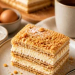 Schneller Eiskuchen Rezept mit frischen Früchten und Schokolade